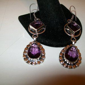 AMETHYST DANGLES